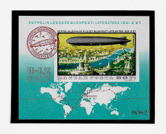 HUNGARY 1977 Airship History - IMPERF. MINISHEET MNH (NP#141-P59) - Nuevos