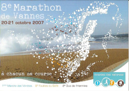 CPM - ATHLETISME - 8 EME MARATHON DE VANNES - A CHACUN SA COURSE - Athletics