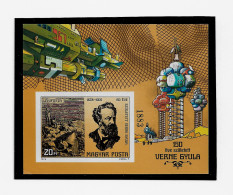 HUNGARY 1978 The 150th Anniversary Of The Birth Of Jules Verne - IMPERF. MINISHEET MNH (NP#141-P63) - Nuevos