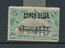BELGIAN CONGO 1909 ISSUE COB 34 L3 LH - Ungebraucht