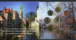 Belgien Kursmünzensatz/ KMS 2010 Folder Incl. Medaille Brugge ST (MZ907 - Non Classés