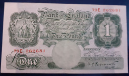 BANK OF ENGLAND GVF K O PEPPIATT £1 - 1 Pound