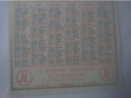 Société Ame Des Papèterie & Imprimeurs L. Fouque Oran Algérie 1958 Le Bureau Moderne L. Fouque - LF - Small : 1941-60