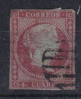 SPAIN 1855 - Canceled - Sc# 37 - Gebruikt