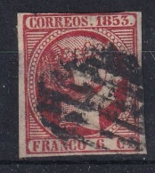 SPAIN 1853 - Canceled - Sc# 19 - Gebruikt