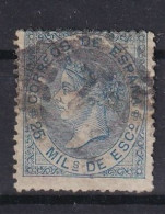 SPAIN 1868/69 - Canceled - Sc# 98 - Gebraucht