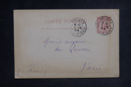 TUNISIE - Entier > France - 1904 - M 1738 - Covers & Documents