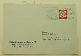 Deutsche Bundes Post-STENOGRAFENVEREIN Buer E.V.-Galsenkirchen-Buer 1965. - Sobres Privados - Usados