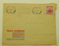 Deutsches Reich-MAX SCHERM Weingrosshandlung MÜNCHEN-1938. - Buste