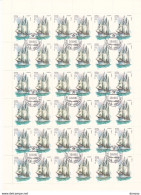 URSS 1981 BATEAUX 2 Planches De 36 Yvert 4849-4850, Michel 5112-5113 Oblitéré, Used; Cote Yv 14.40 Euros - Feuilles Complètes