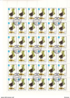 URSS 1982 OISEAUX 2 Planches De 36 Yvert 4913-4914, Michel 5181-5182 Oblitéré, Used; Cote Yv 14.40 Euros - Hojas Completas