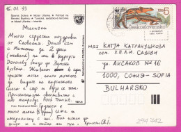 294742 / Slovakia - Motel Ul'anka Interier Banska Bystrica PC 1993 USED 5Kcs WWF Triturus Montandoni Amphibian - Covers & Documents