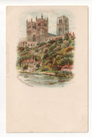 Durham Cathedral - Early 1900's Raphael Tuck Postcard No. 525 - Durham City