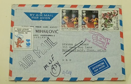 Yugoslavia-Air Mail-Sent To Wethersfield-RETURNED To Sender-XXIV Olympic Games Seoul 1988. - Poste Aérienne