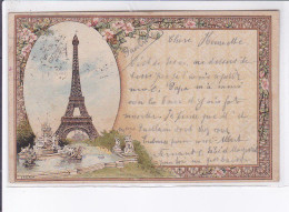 PARIS : La Tour Eiffel Illustrée Par FRAIPONT (voyagée En 1892) - Très Bon état - Arrondissement: 07