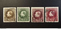 Belgie Belgique - 1929 - OPB/COB  N° 289 / 292  - 4 Mooie Exempl. - Obl - Montenez (groot - Grand ) - 1929 - 1929-1941 Groot Montenez