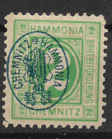 Privatpost Chemnitz, Schöner Postfrischer Wert Der Hammonia-Gesellschaft Von 1887 - Postes Privées & Locales