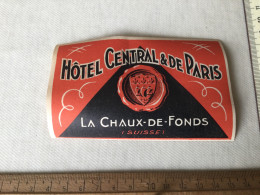 Hotel Central&De Paris In La Chaux -De -Fonds Zwitserland - Hotel Labels