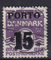 DENMARK 1934 - Canceled - Mi 32 - Porto - Strafport