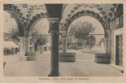 ROVERETO-TRENTO-ATRIO DELLA CASSA DI RISPARMIO-CARTOLINA VIAGGIATA IL 7-8-1912 - Trento
