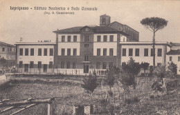 LEPRIGNANO-CAPENA-ROMA-EDIFICIO SCOLASTICO E SEDE COMUNALE-CARTOLINA NON VIAGGIATA 1915-1925 - Other & Unclassified