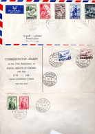 ICELAND. 1949-51. Three FDC - FDC