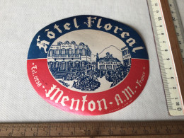 Hotel Floreal In Menton France - Hotel Labels