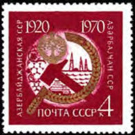 RUSSIA 1970 - Scott# 3713 Azerbaijan Rep. Set Of 1 MNH - Nuovi