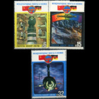 RUSSIA 1978 - Scott# 4690-2 Space Coop. Set Of 3 MNH - Nuovi