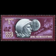 RUSSIA 1977 - Scott# 4562 Cosmonatus Day Set Of 1 MNH - Nuovi