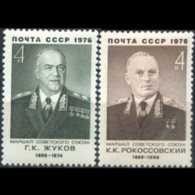 RUSSIA 1976 - Scott# 4487-8 Marshals Set Of 2 MNH - Nuovi