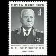 RUSSIA 1976 - Scott# 4417 Commander Voroshilov Set Of 1 MNH - Neufs