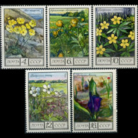 RUSSIA 1975 - Scott# 4394-8 Regional Flowers Set Of 5 MNH - Neufs