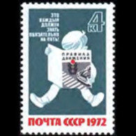 RUSSIA 1972 - Scott# 4035 Traffic Safety Set Of 1 MNH - Neufs