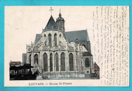 * Leuven - Louvain (Vlaams Brabant) * (VED - Kleur) église Saint Pierre, Sint Pieters Kerk, Church, Tram à Cheval, TOP - Leuven