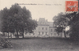 58. SAINT PIERRE LE MOUTIER. CPA. MARCIGNY. VUE DU PARC. ANNEE 1910 + TEXTE - Saint Pierre Le Moutier