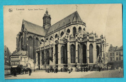 * Leuven - Louvain (Vlaams Brabant) * (Nels, Série 36, Nr 5) église Saint Pierre, Sint Pieters Kerk, Animée, Old, Rare - Leuven