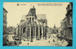 * Leuven - Louvain (Vlaams Brabant) * (Nels, René Fonteyn) Abside De L'église Saint Pierre, Hotel Des Postes, Old - Leuven