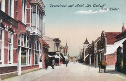 4837132Den Helder, Spoorstraat Met Hotel Toelast. 1922. (zie Hoeken) - Den Helder
