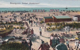 483758Den Helder, Strandgezicht Huisduinen. (poststempel 1922)(linksonder Een Kleine Vouw) - Den Helder