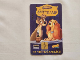 CZECH REPUBLIC-(C222A-06.02.98)-Disney-Lady And Tramp-(199)-(50units)-(06.02.1998)(tirage-200.000)-used Card - Czech Republic