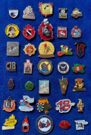 77824-collection De 35 Pin's. ...Sapeurs Pompiers.18. - Firemen