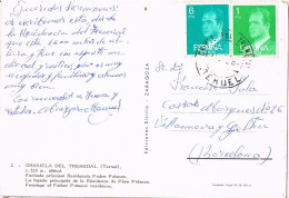 55638. Postal ORIHUELA Del TREMEDAL (Teruel) 1981. Residencia Padre Polanco - Lettres & Documents