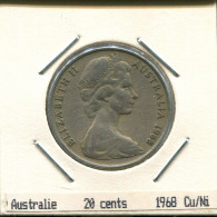 20 CENTS 1981 AUSTRALIEN AUSTRALIA Münze #AS256.D.A - 20 Cents