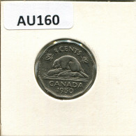 5 CENTS 1950 KANADA CANADA Münze #AU160.D.A - Canada