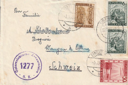 Autriche Lettre Censurée Eisenstadt Pour La Suisse 1948 - Brieven En Documenten
