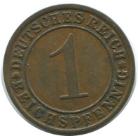 1 REICHSPFENNIG 1931 E DEUTSCHLAND Münze GERMANY #AE222.D.A - 1 Rentenpfennig & 1 Reichspfennig