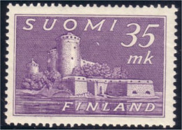 396 Finland 35 MK Castle Savonlinna MH * Neuf CH (FIN-14) - Nuevos