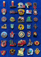 77825-collection De 35 Pin's. ...Sapeurs Pompiers.18. - Firemen