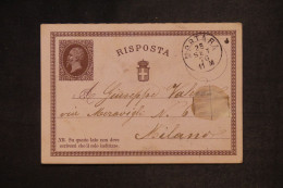 ITALIE - Entier > Lecco - 1877 - M 1967 - Postwaardestukken